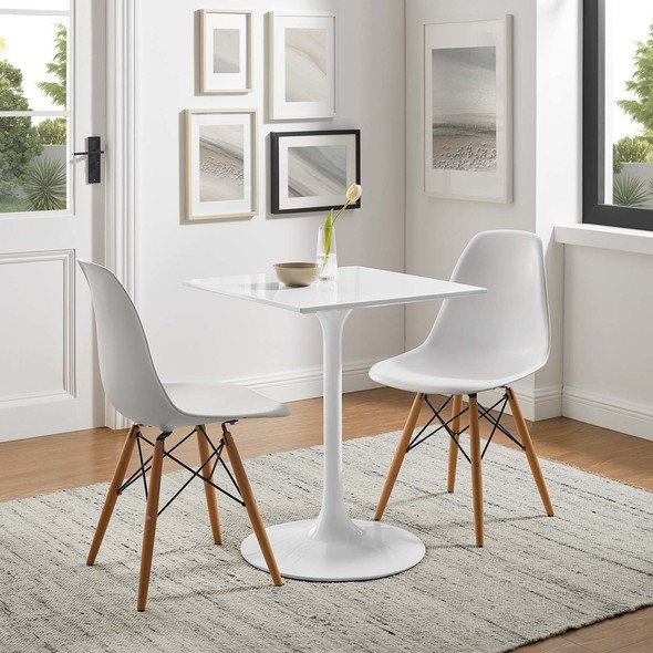coastal kitchen table Modway Furniture Tables White