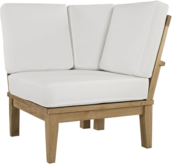 patio furniture with straps Modway Furniture Daybeds and Lounges Natural White