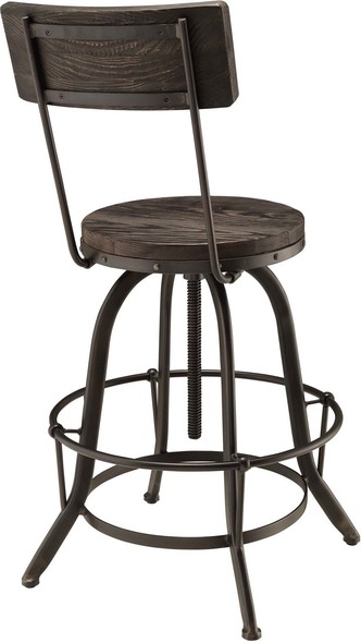 from the bar stool Modway Furniture Bar and Counter Stools Black