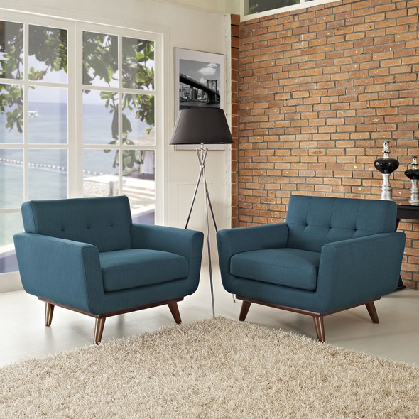 grey leather chair and ottoman Modway Furniture Sofas and Armchairs Azure