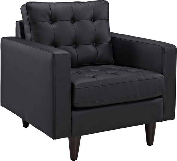 loveseat bed sofa Modway Furniture Sofas and Armchairs Black