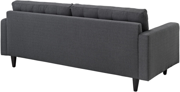 grey sectional sleeper sofa Modway Furniture Sofas and Armchairs Gray