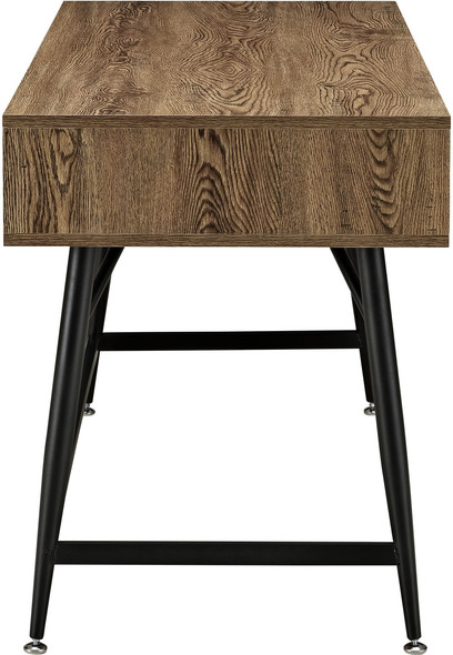 wooden reception desk Modway Furniture Computer Desks Walnut