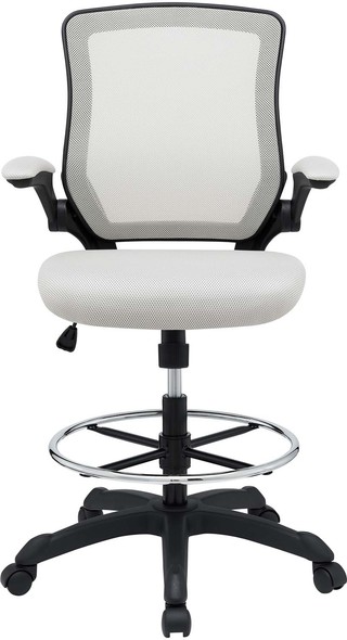white office gaming chair Modway Furniture Office Chairs Office Chairs Gray