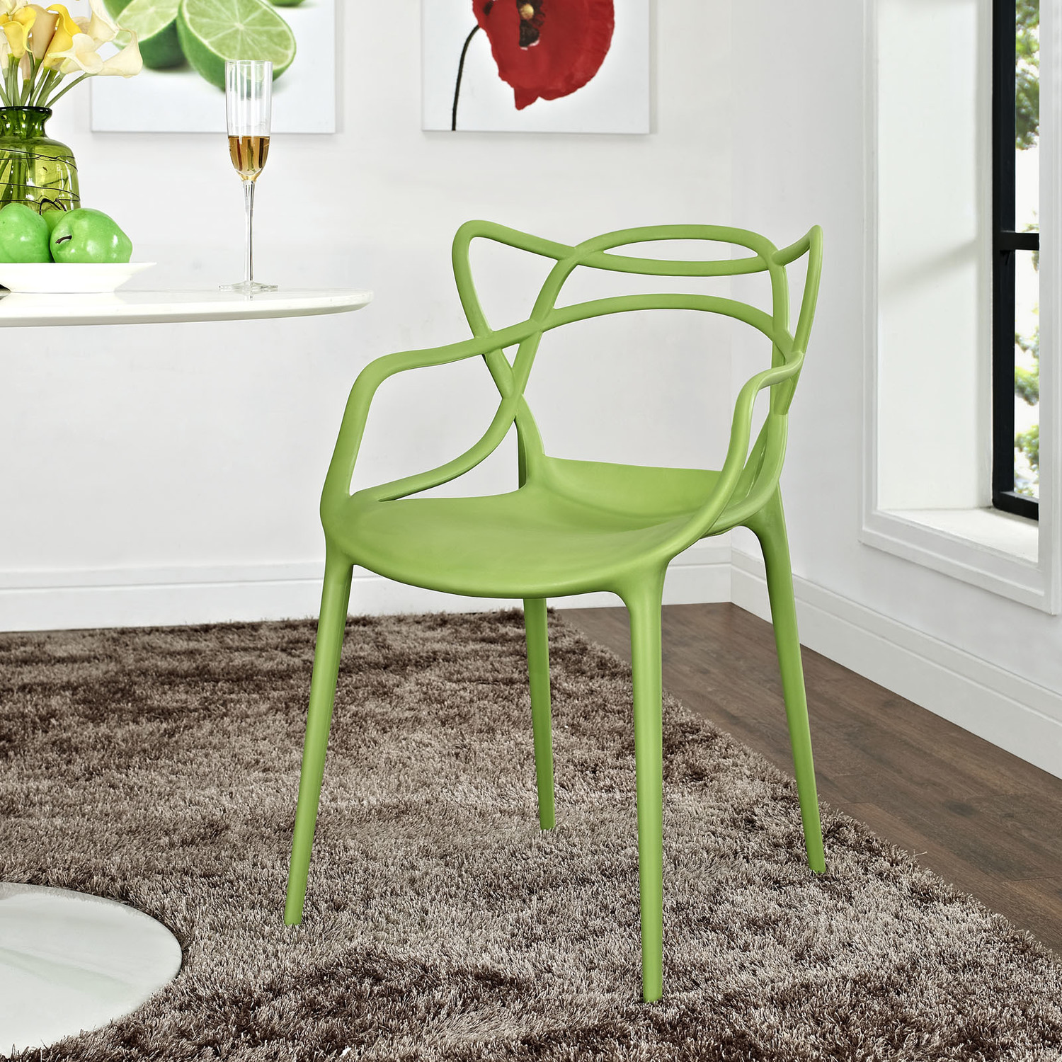 used dining table and chairs near me Modway Furniture Dining Chairs Dining Room Chairs Green