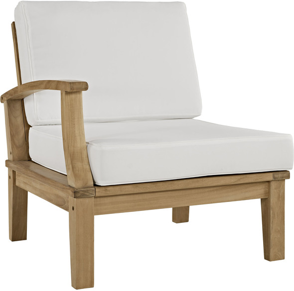deck furniture sofa Modway Furniture Sofa Sectionals Natural White