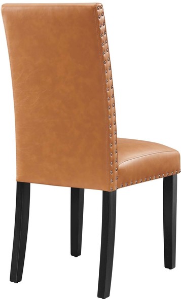 dining chairs dark wood legs Modway Furniture Dining Chairs Tan