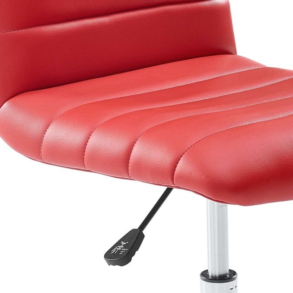 computer chair back support Modway Furniture Office Chairs Red