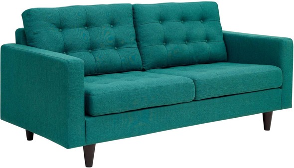 leather sectional furniture Modway Furniture Sofas and Armchairs Teal