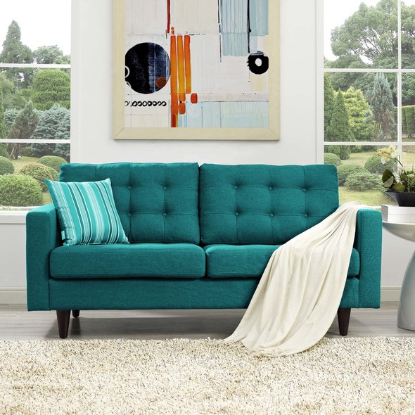leather sectional furniture Modway Furniture Sofas and Armchairs Teal