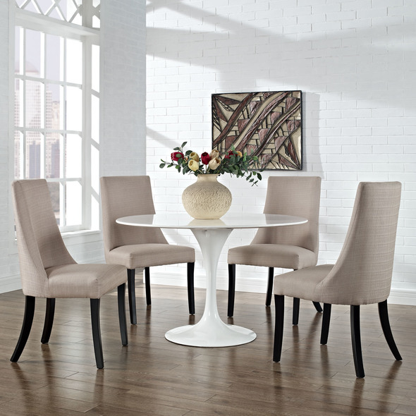 lilac dining chairs Modway Furniture Dining Chairs Beige