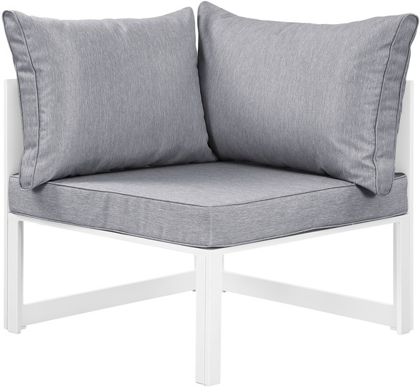 harmony patio furniture Modway Furniture Sofa Sectionals White Gray