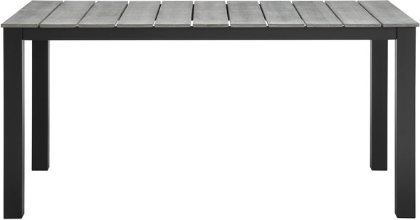 lowes outdoor dining Modway Furniture Bar and Dining Brown Gray