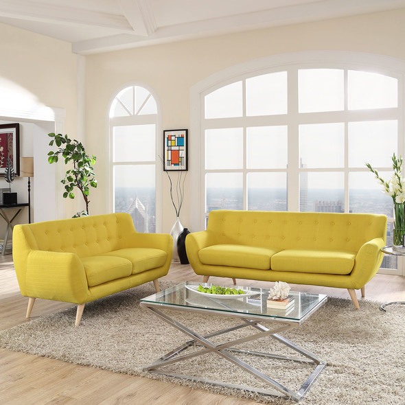 small couch with ottoman Modway Furniture Sofas and Armchairs Sunny
