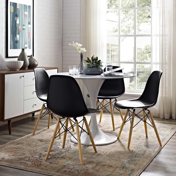 kitchen & dining room chairs Modway Furniture Dining Chairs Black