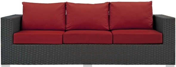 brown sectionals for sale Modway Furniture Sofa Sectionals Sofas and Loveseat Canvas Red