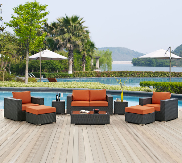 outdoor deck seating Modway Furniture Sofa Sectionals Canvas Tuscan