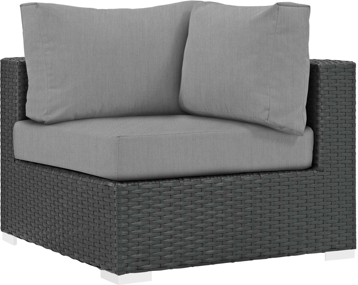 outdoor deck tables Modway Furniture Sofa Sectionals Canvas Gray