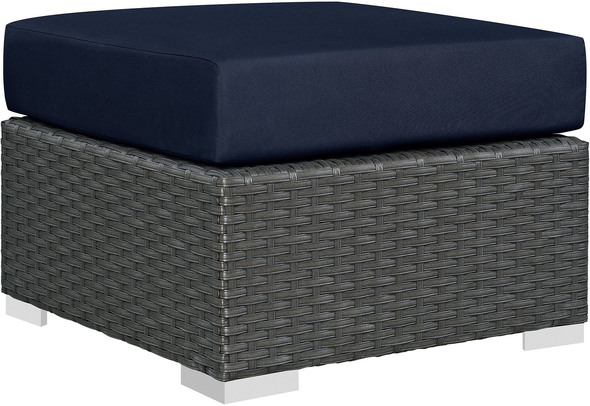 corner lounge outdoor furniture Modway Furniture Sofa Sectionals Canvas Navy