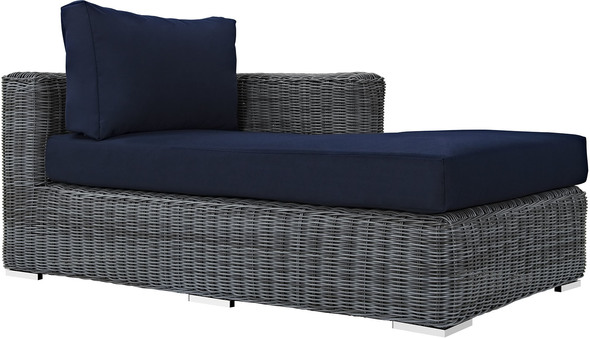grey garden corner sofa Modway Furniture Sofa Sectionals Canvas Navy