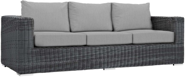 at home outdoor sofa Modway Furniture Sofa Sectionals Canvas Gray