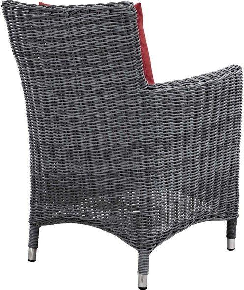 cheap dining chairs for sale Modway Furniture Bar and Dining Canvas Red