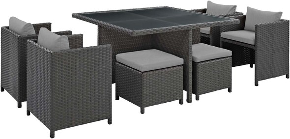 dining room for sale near me Modway Furniture Bar and Dining Dining Room Sets Canvas Gray
