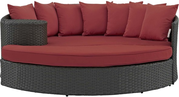 quality outdoor furniture brands Modway Furniture Daybeds and Lounges Canvas Red
