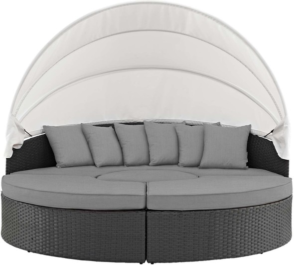 outdoor furniture sale near me Modway Furniture Daybeds and Lounges Canvas Gray