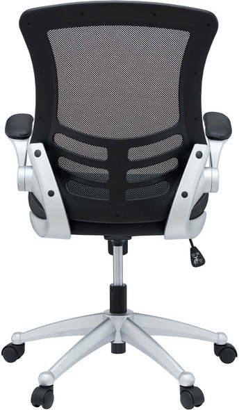 wheel less office chair Modway Furniture Office Chairs Black