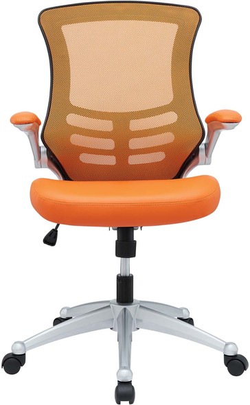 office chair with folding arms Modway Furniture Office Chairs Orange