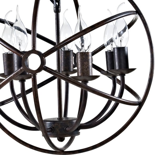 chandelier glass replacement Modway Furniture Ceiling Lamps Chandelier Brown