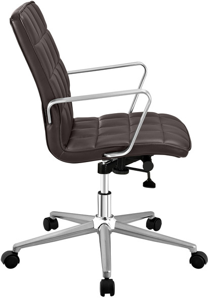 black and white office chair Modway Furniture Office Chairs Brown