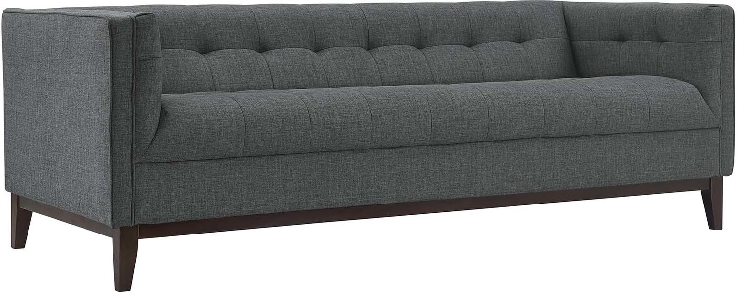 gray sectional living room Modway Furniture Sofas and Armchairs Gray