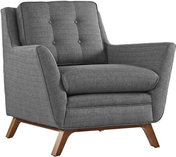 l couch that turns into a bed Modway Furniture Sofas and Armchairs Sofas and Loveseat Gray