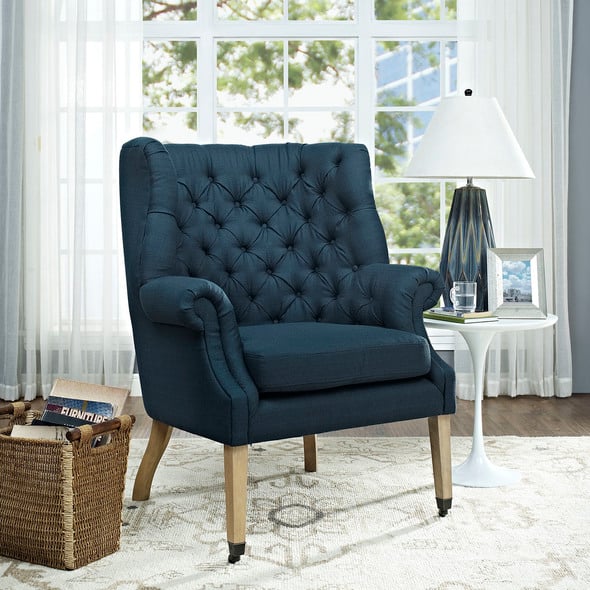 modern navy accent chair Modway Furniture Lounge Chairs and Chaises Azure