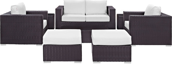 modway patio Modway Furniture Sofa Sectionals Espresso White
