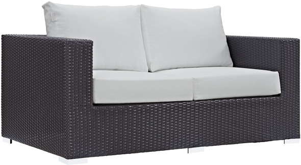 modway patio Modway Furniture Sofa Sectionals Espresso White