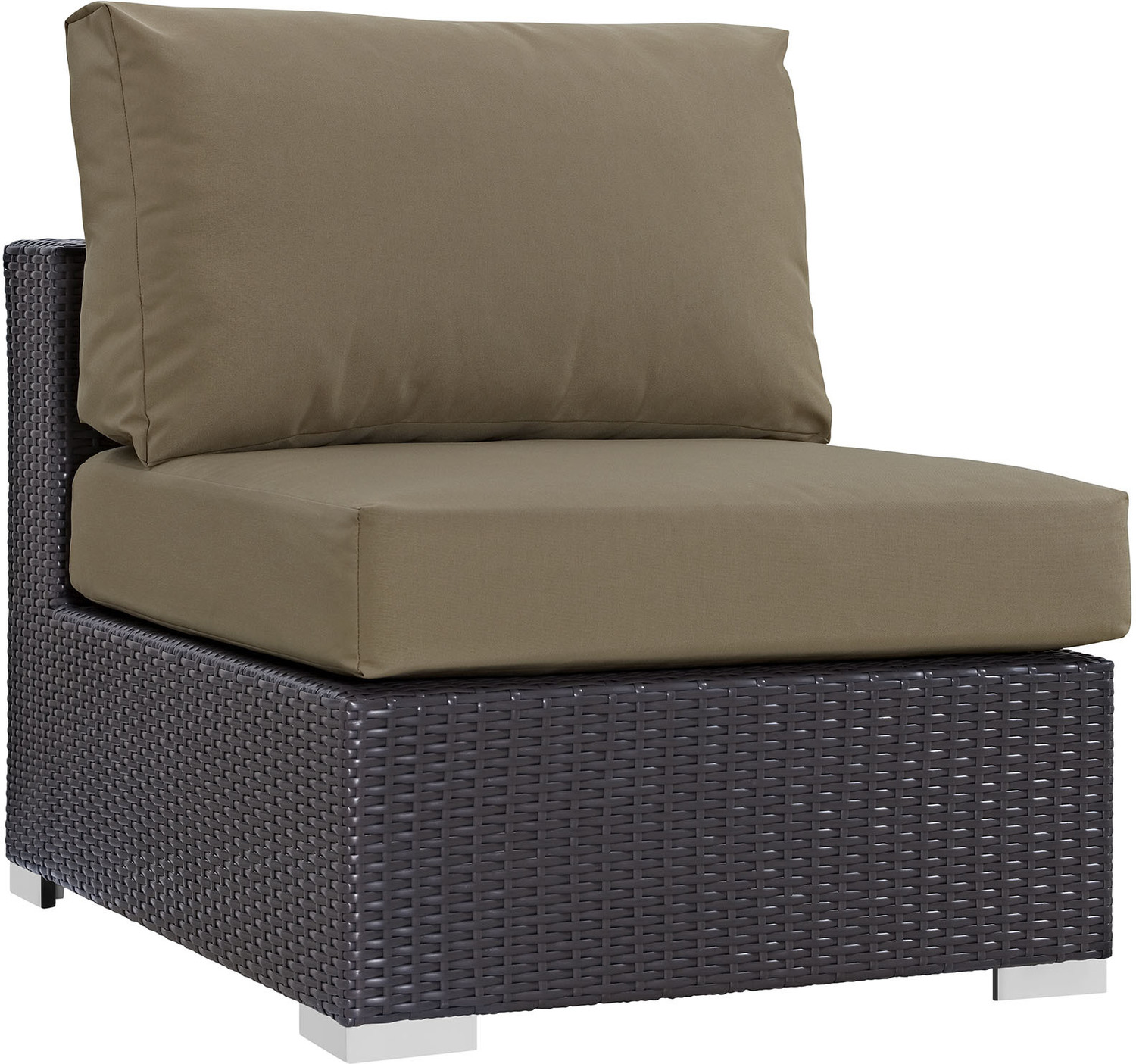 patio furniture set 4 piece Modway Furniture Sofa Sectionals Espresso Mocha