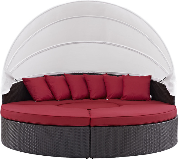 patio furniture covers sale Modway Furniture Daybeds and Lounges Espresso Red