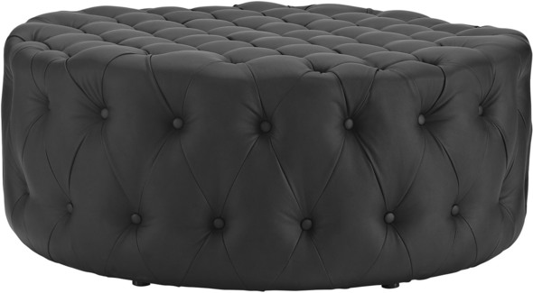 outdoor ottoman square Modway Furniture Sofas and Armchairs Black
