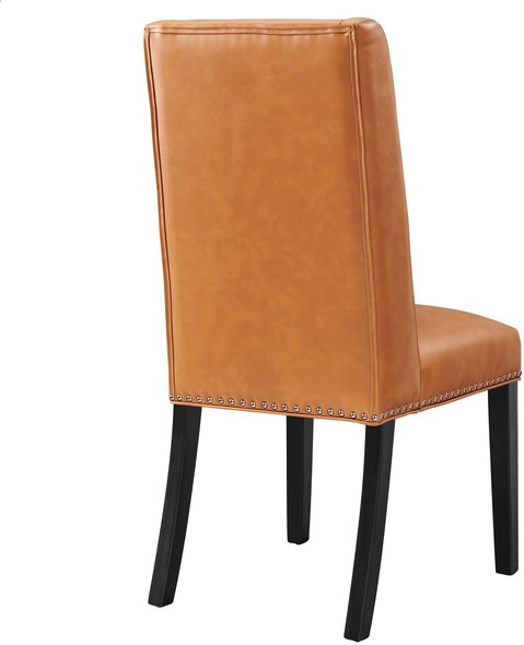 room table and chair Modway Furniture Dining Chairs Tan