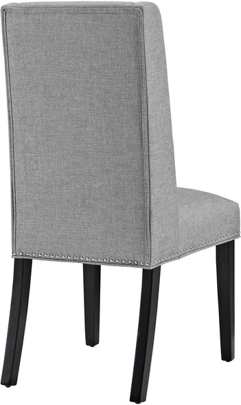 velvet table and chairs Modway Furniture Dining Chairs Light Gray