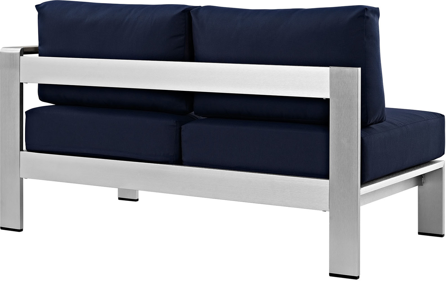 large corner sofa outdoor Modway Furniture Sofa Sectionals Silver Navy
