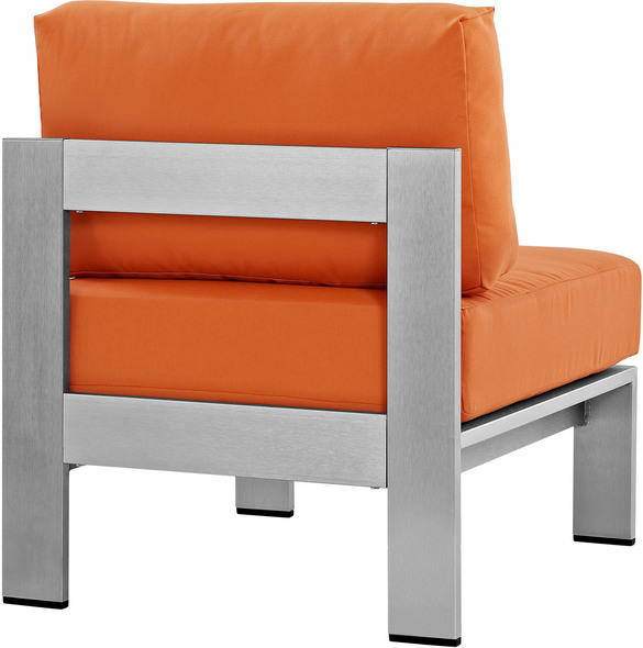 porch chair cushions Modway Furniture Sofa Sectionals Silver Orange