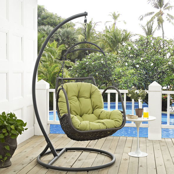 round rattan dining set Modway Furniture Daybeds and Lounges Outdoor Chairs and Stools Peridot
