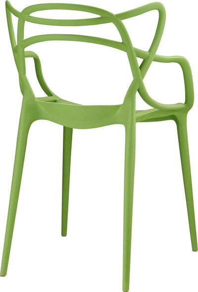 rattan dining furniture Modway Furniture Dining Chairs Green