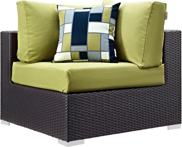 porch sectional Modway Furniture Sofa Sectionals Espresso Peridot