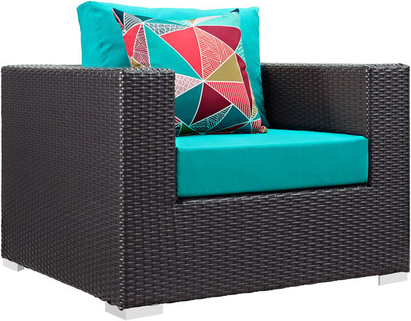 red outdoor sectional set Modway Furniture Sofa Sectionals Espresso Turquoise