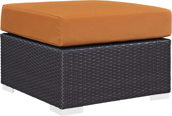 black and white outdoor sofa Modway Furniture Sofa Sectionals Espresso Orange